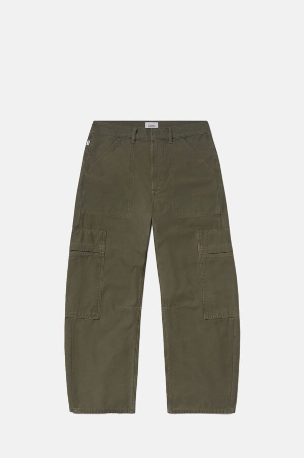 Spexly Marcelle Low-Slung Cargo Pants – Dogwood Sateen
