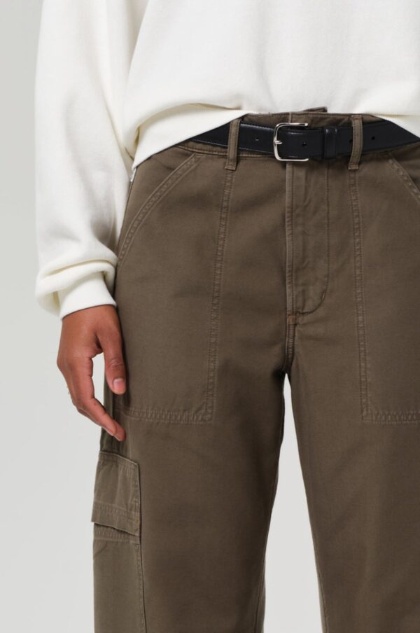 Spexly Marcelle Low-Slung Cargo Pants – Dogwood Sateen - Image 4