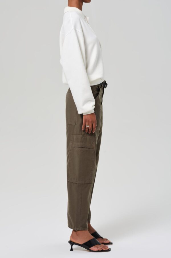 Spexly Marcelle Low-Slung Cargo Pants – Dogwood Sateen - Image 6