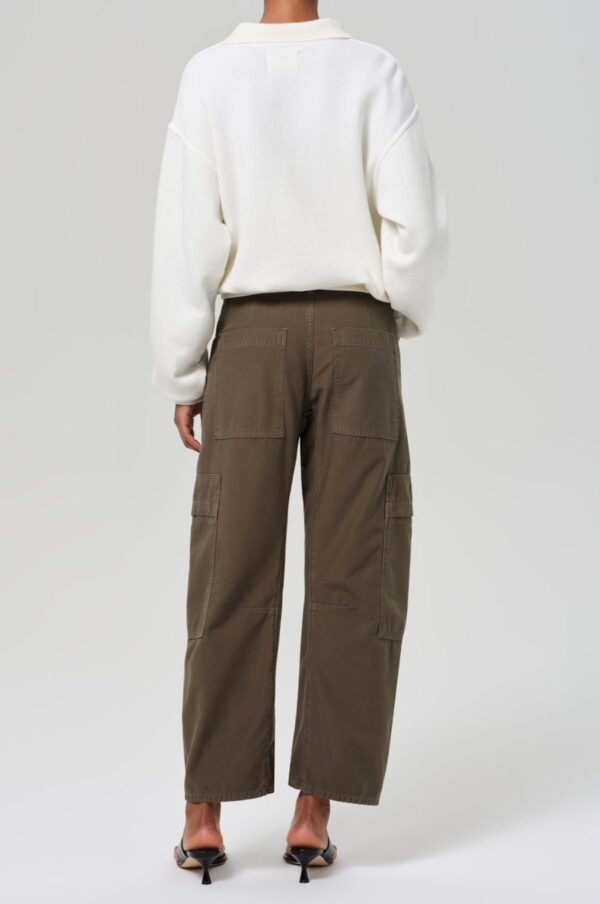 Spexly Marcelle Low-Slung Cargo Pants – Dogwood Sateen - Image 3