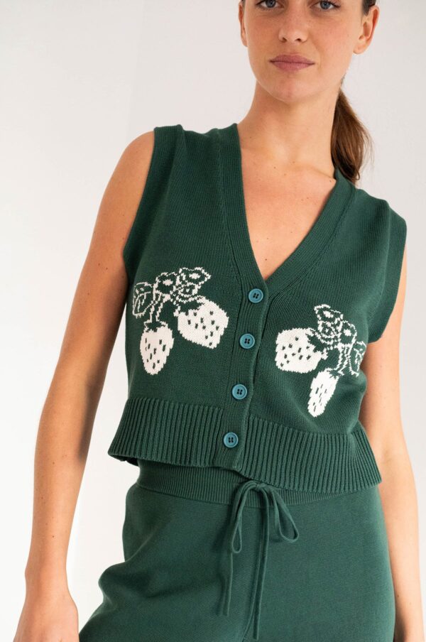 Spexly Patric Dark Emerald Vest - Image 2